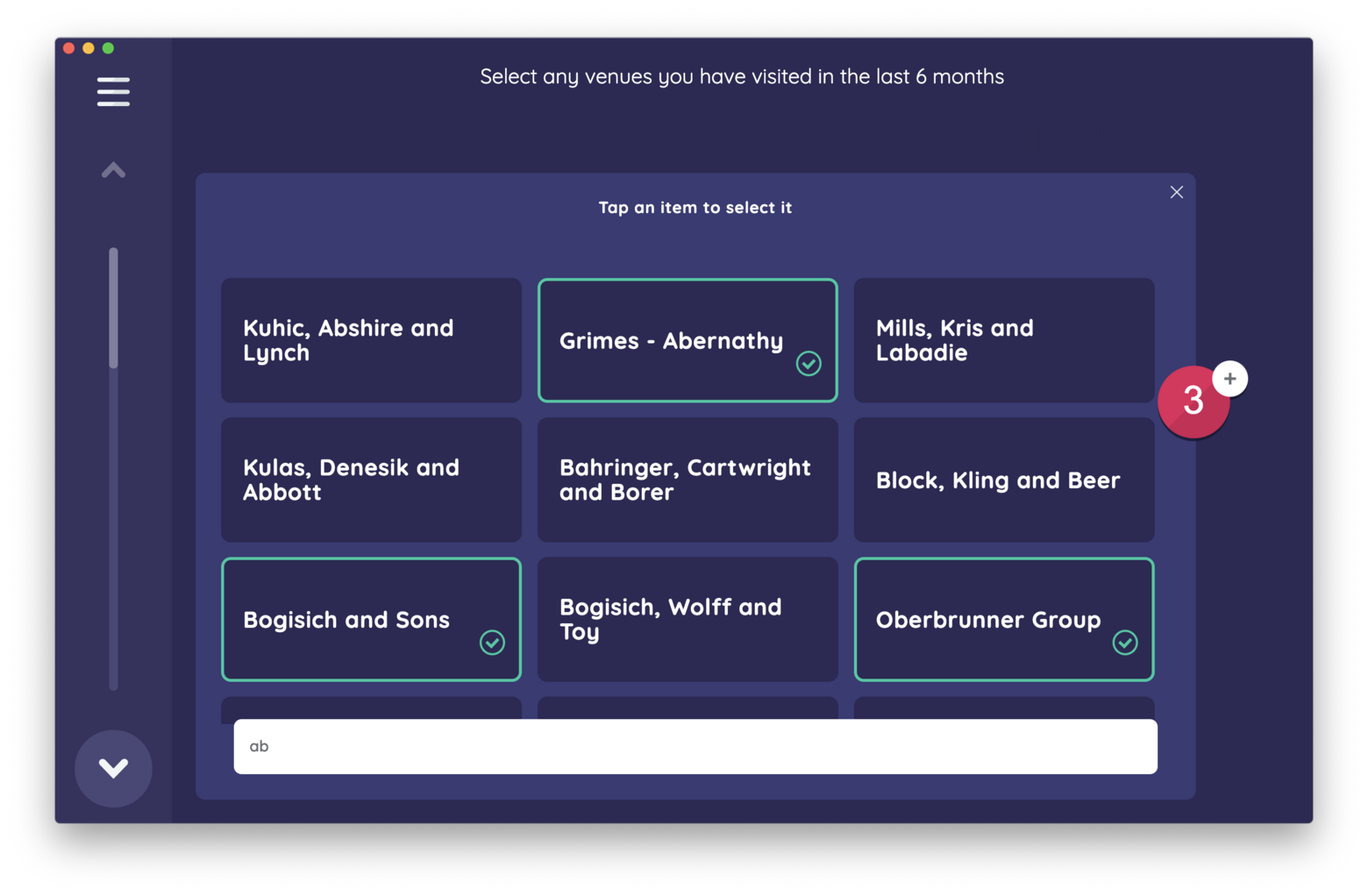 Large Roster Name Generator Interface